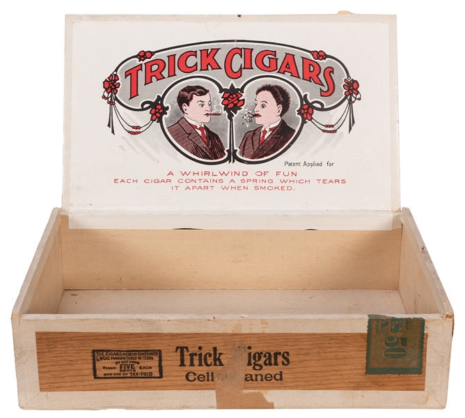 Trick Cigars Cigar Box.