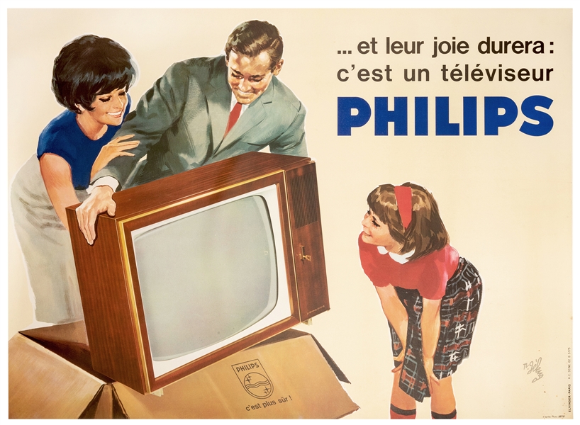 Geleng, R. C’est Un Televiseur. Philips Television.