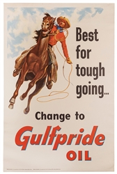 Gulfpride Oil. Circa 1950s.