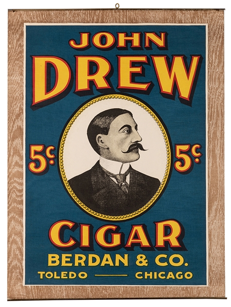 [Tobacciana] John Drew Cigar / Berdan & Co.