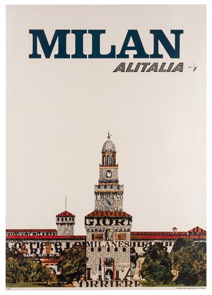 Alitalia. Milan. 