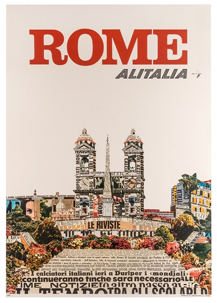 Alitalia. Rome. 