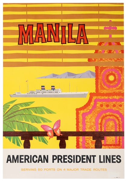 American President Lines. Manila. 