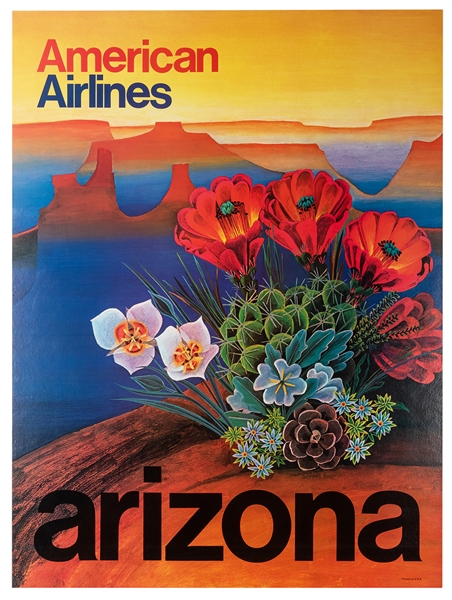 Arizona. American Airlines. Circa 1960. 
