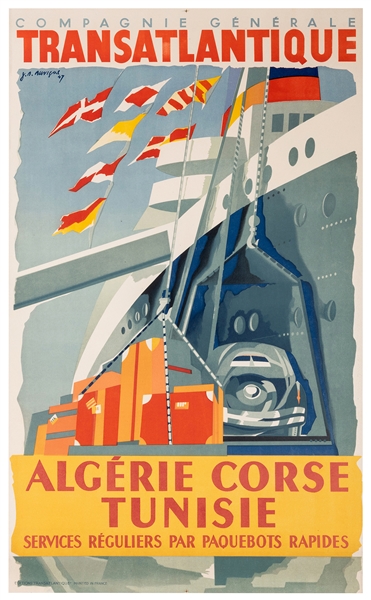 Auvigne, Jean. Transatlantique. France, 1947. 