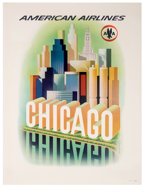 Benscathy, Henry K. (1909 -1996). American Airlines. Chicago. 