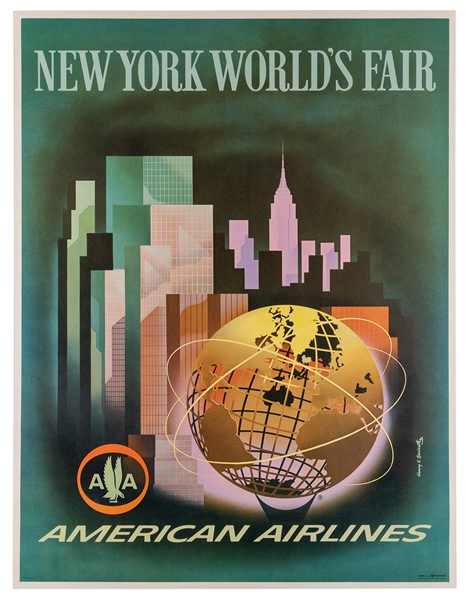Benscathy, Henry (1909-1996). New York World’s Fair. American Airlines. 