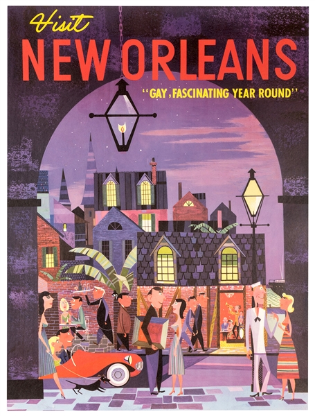 Blanchard, Robert. Visit New Orleans. 