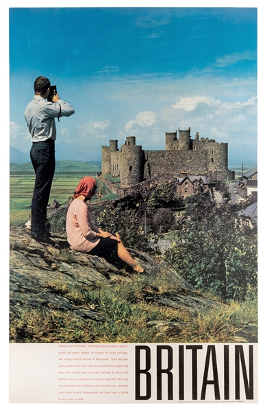 Britain. Harlech Castle. McCorquodale & Co Ltd., 1964. 
