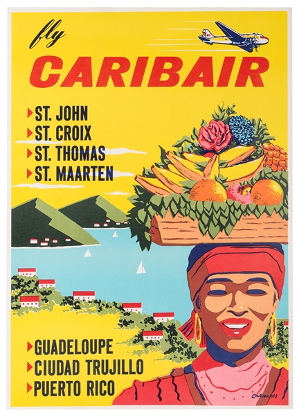 Canizares. Fly Caribair. Circa 1960s. 