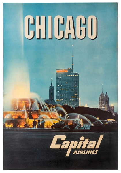 Capital Airlines. Chicago. Circa 1950s. 