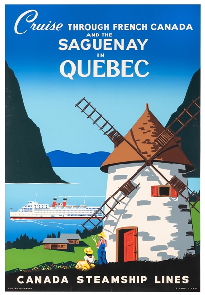 Couillard, Roger (1910-1999). Cruise Through French Canada and the Saguenay In Quebec. 