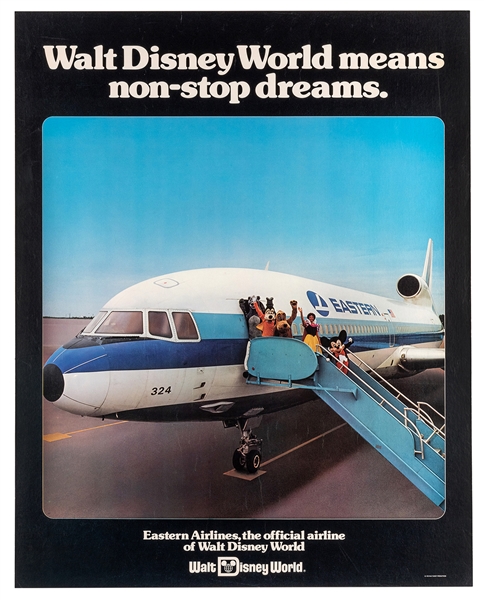 Eastern Airlines. Walt Disney World. 