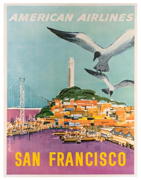 Fernie, John A. San Francisco. American Airlines.
