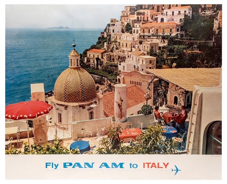 Fly Pan Am to Italy. 