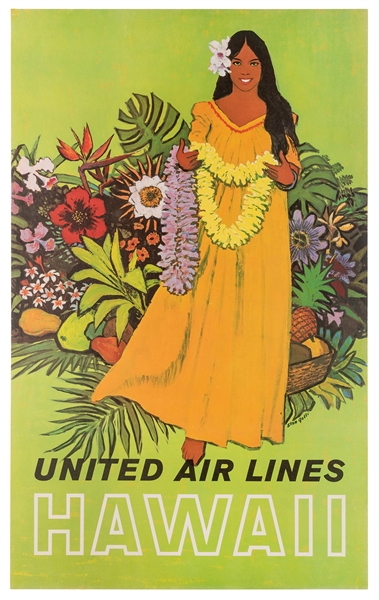 Galli, Stan (1912-2009). Hawaii. United Air Lines. 1953. 