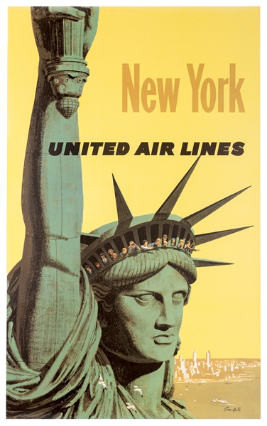 Galli, Stan (1912-2009). New York. United Airlines. 