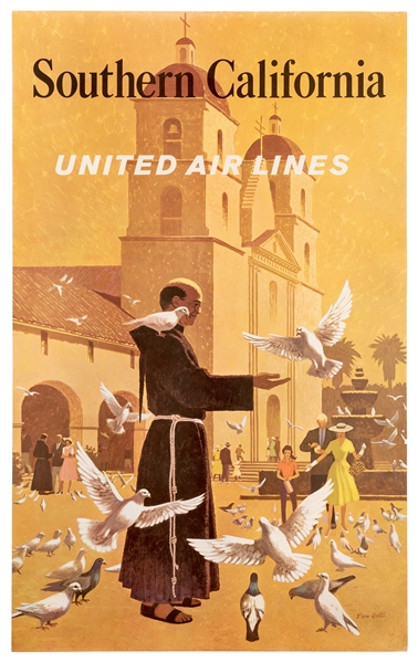 Galli, Stan (1912 – 2009). Southern California. United Air Lines. Circa 1960s. 