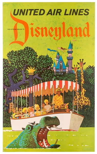 Galli, Stan (1912-2009). United Air Lines. Disneyland. Walt Disney Productions, ca. 1950s.