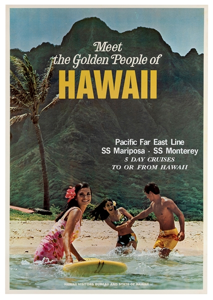 [Hawaii] Meet the Golden People of Hawaii. 1960s. 