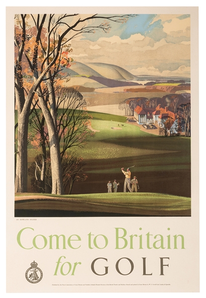 Hilder, Rowland (British, 1905-1993). Come to Britain for Golf. 