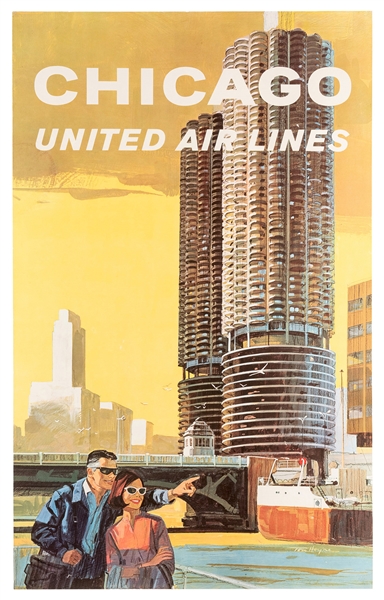 Hoyne, Tom. Chicago. United Air Lines. 