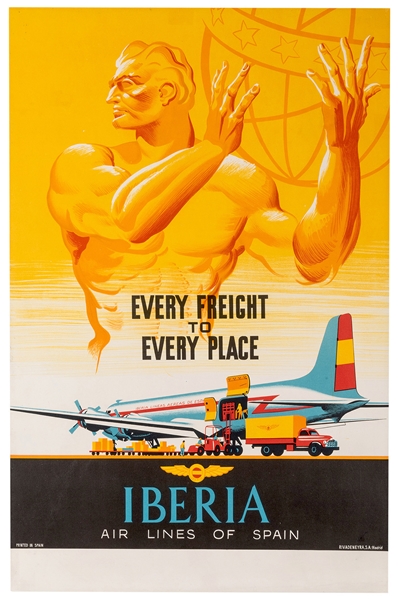 Iberia. Air Lines of Spain. 