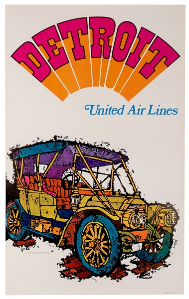 Jebary, James. Detroit. United Air Lines. 1969. 