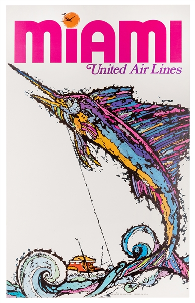 Jebary, James. Miami. United Air Lines. U.S.A., 1969. 