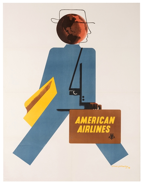 Kauffer, Edward Mcknight (1890-1954). American Airlines. 
