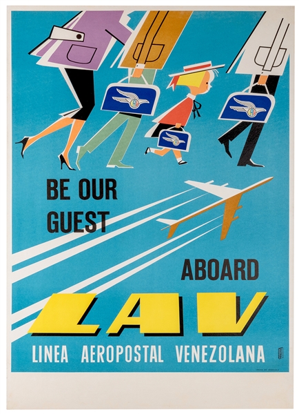 Linea Aeropostal Venezolana. Be Our Guest Aboard. 