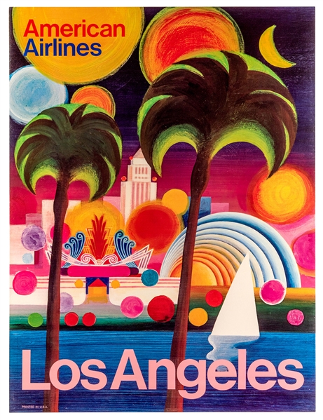 Los Angeles. American Airlines. 