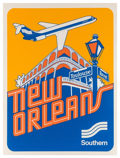 New Orleans. Southern Airways. 1970s. 