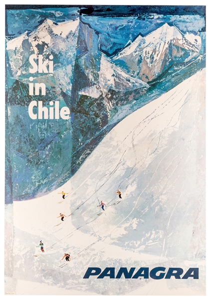 Panagra. Ski in Chile. Circa 1950s.