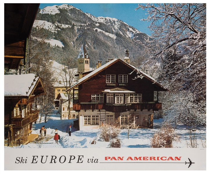 Ski Europe Via Pan American. 