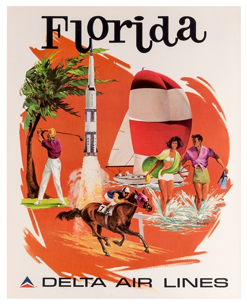 Sweney. Florida. Delta Air Lines. 1960s. 