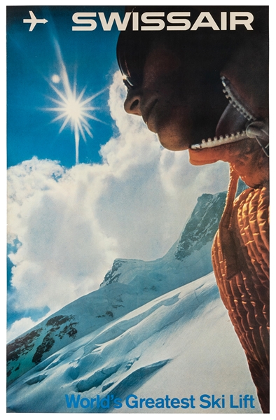 Swissair. World’s Greatest Ski Lift. 