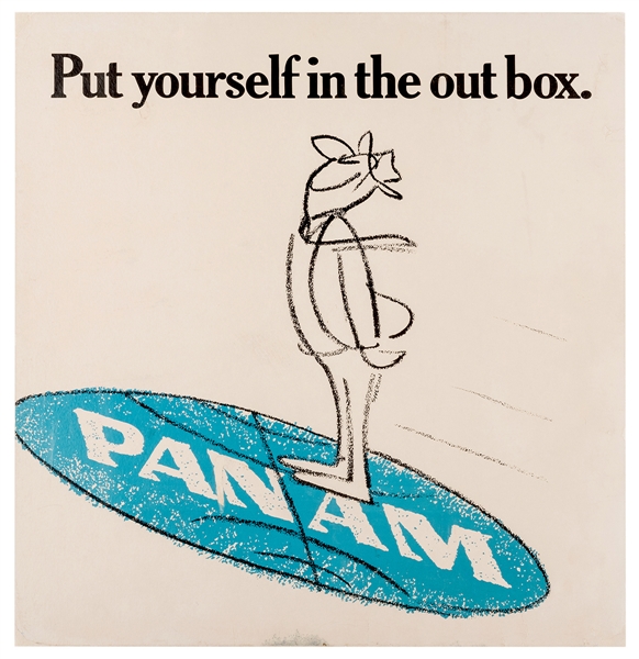 Syverson, Henry “Hank” (1918-2007). Pan Am. Put Yourself in the Out Box. 