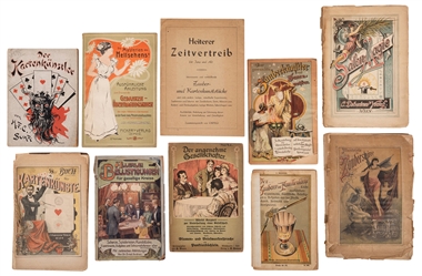 Group of 11 German Magic Books. 