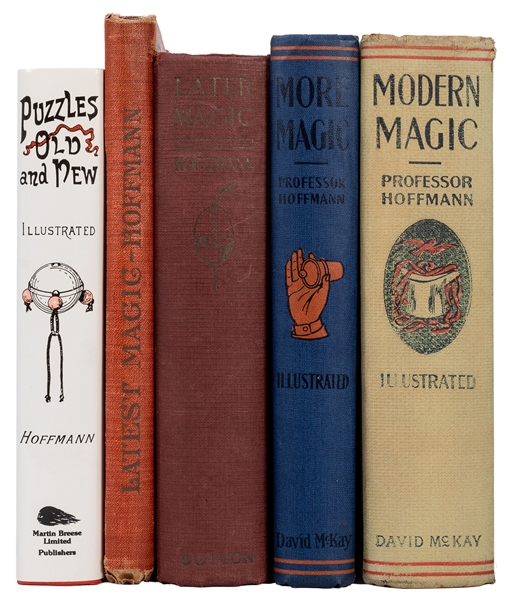 Hoffmann, Professor (Angelo J. Lewis). Five Volumes by Professor Hoffmann. 