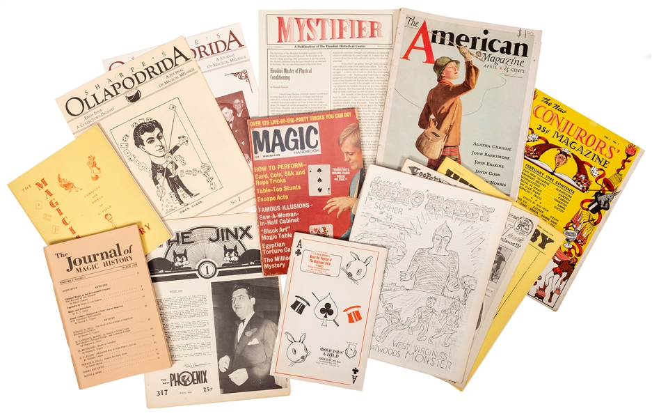 Collection of Over 100 Magic Related Periodicals and Programs. 