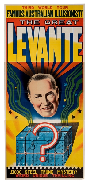 Levante, Les (Leslie Cole). The Great Levante. Steel Trunk Mystery. 