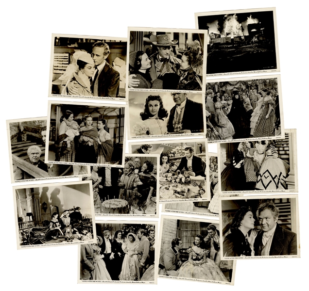  Gone With the Wind. Lot of 15 Movie Stills. 