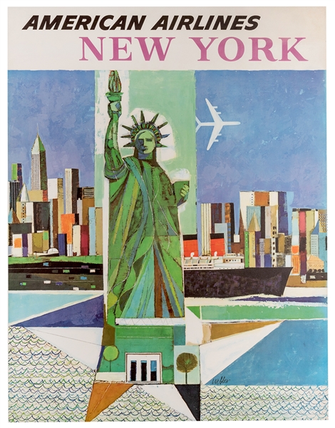 Webber. New York. American Airlines. 