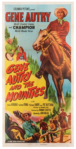 Autry, Gene. Gene Autry and the Mounties. Columbia Pictures, 1950. 