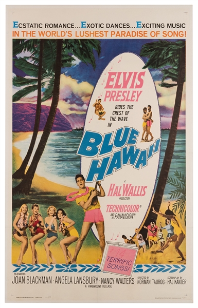 Presley, Elvis. Blue Hawaii. Paramount Pictures, 1961. 
