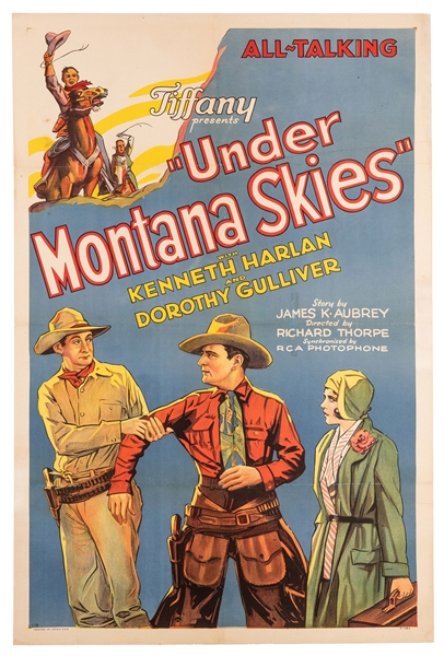 Under Montana Skies. Tiffany, 1930. 