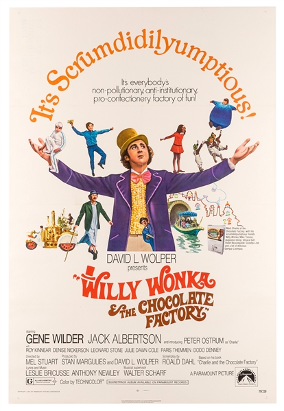 Willy Wonka and The Chocolate Factory. Paramount, 1971. 