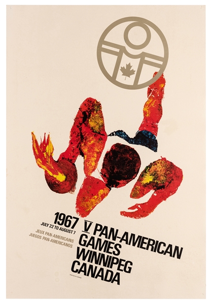 Pan American Games Winnipeg. Canada, 1967. 