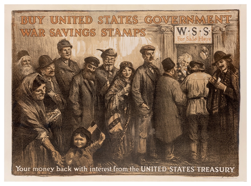 Ker, William Balfour (1877-1918). Buy United States Government War Savings Stamps. 